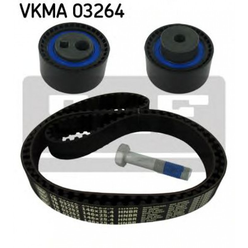 VKMA 03264 SKF Комплект (ремінь+ролики)
